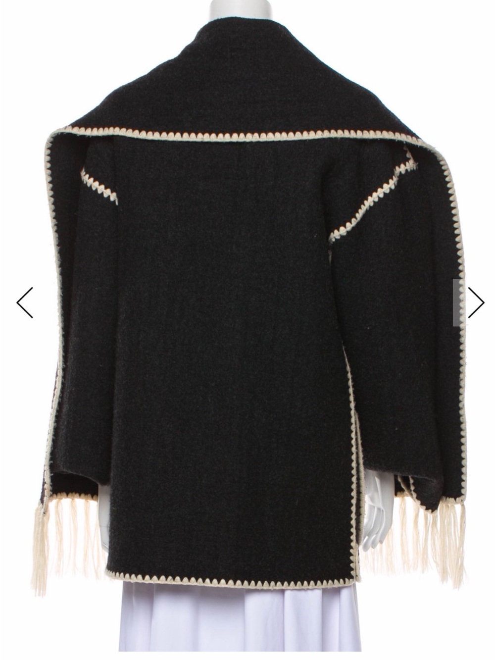 Toteme Black scarf jacket - Picture 3 of 3